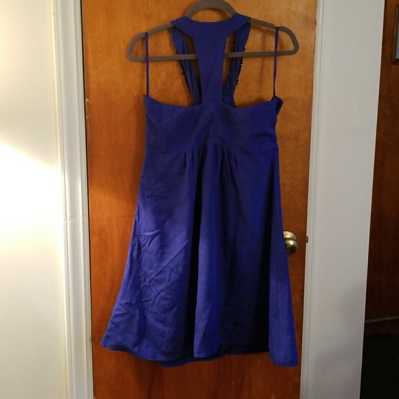 Blue beaded dress - Picture 4 of 5